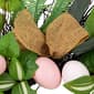 Northlight Seasonal Easter Egg & Burlap Ribbon Twig Wreath - image 3
