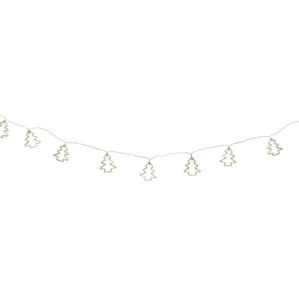Northlight Seasonal 4ft. LED Mini Tree Christmas Garland - image 
