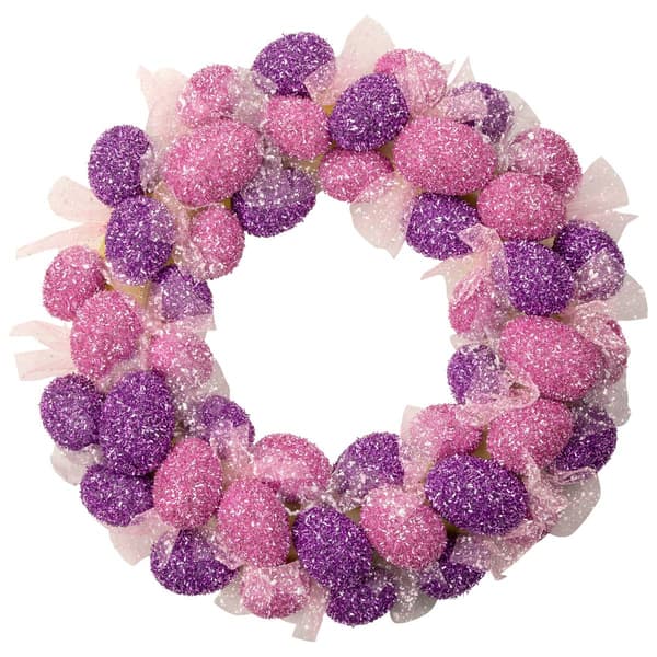 Northlight Seasonal Glittered Easter Egg Wreath