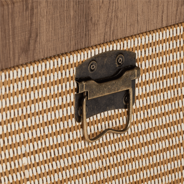 Baxton Studio Kande Woven Exterior Storage Trunk