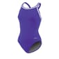 Womens Dolfin(R) Team Solid DBX Back One Piece Swimsuit - Purple - image 1