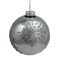 Northlight Silver Glittered Snowflakes Shiny Christmas Ornament - image 1
