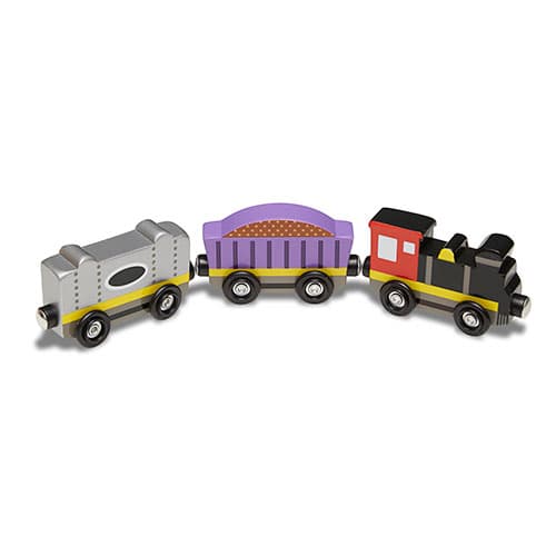 Melissa &amp; Doug® Wooden Train Cars