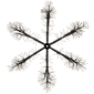 Northlight 24in. LED Lighted Snowflake Christmas Decoration - image 1