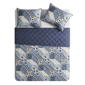 VCNY Home Joel Blue/Yellow 3pc. Patchwork Quilt Set - image 3