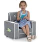 Delta Children Chelsea Kids Upholstered Chair with Cup Holder - image 3