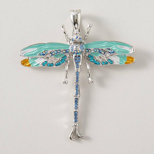 Wearable Art Multi Blue Dragonfly Enhancer - image 