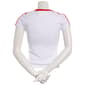 Juniors Derek Heart Short Sleeve Graphic Ringer Tee - White - image 3