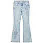 Girls(7-16) Squeeze Butterfly Patch Flare Jeans - image 2