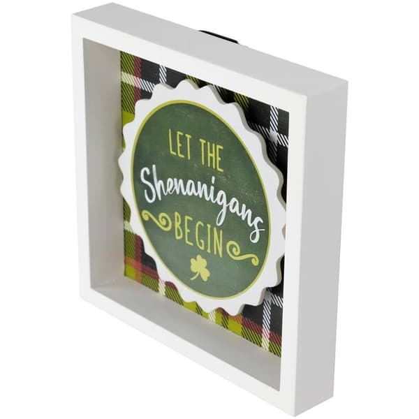 Northlight Seasonal Let the Shenanigans Begin Wall Sign
