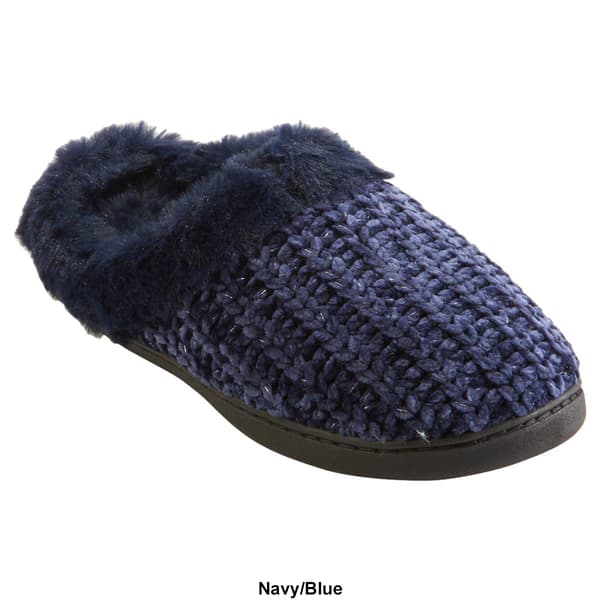 Womens Isotoner Chenille Hoodback Slippers