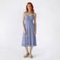 Juniors No Comment Crochet Bust Tier Midi Dress - image 1