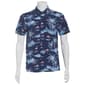 Young Mens VSTR Palm Flamingo Short Sleeve Button Down Shirt - image 2