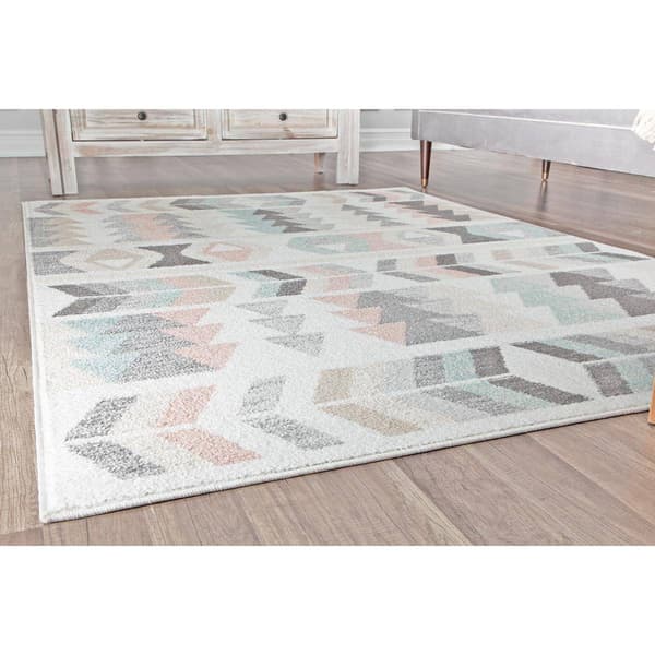 Rugs America&#8482; Miko Mint Lime Geometric Contemporary Area Rug