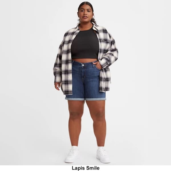 Plus Size Levi's&#174; Mid Length Denim Shorts