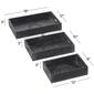 9th & Pike&#174; Black Carved Wooden Trays - Set Of 3 - image 8