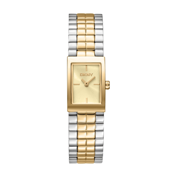 Womens DKNY Signature Shape Champagne Dial Watch - DK1L172M0055
