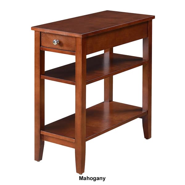 Convenience Concepts American Heritage End Table with Shelves