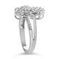 Haus of Brilliance 1/2ctw. Diamond Scatter Composite Bypass Ring - image 4