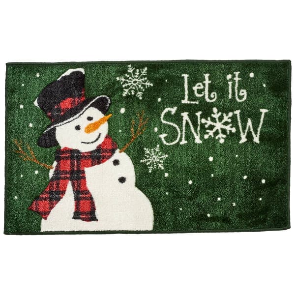 Nourison Let it Snow Snowman Rug - image 