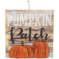 Northlight Seasonal 12in. Pumpkin Patch Wooden Wall Sign - image 1