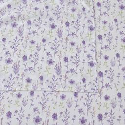 FreshFolds Delia Premium Lavender Floral Microfiber Sheet Set