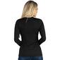 Womens 24/7 Comfort Apparel Scoop Neck Long Sleeve Solid Tee - image 2