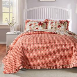 Greenland Home Fashions&#8482; Wheatly Ruffle-Embellished Quilt Set