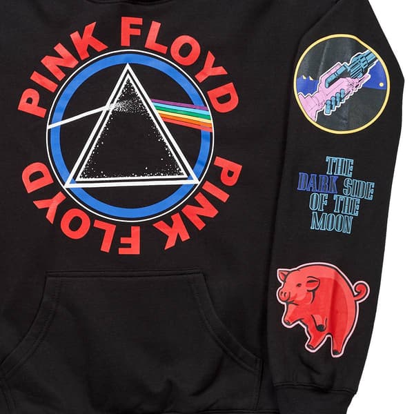 Young Mens Pink Floyd Pullover Hoodie