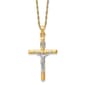 Gold Classics(tm) 14kt. 18in. Crucifix Pendant Necklace - image 1