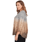 Plus Size Ruby Rd. Cozy Time Ombre Leopard Paisley Blouse - image 4