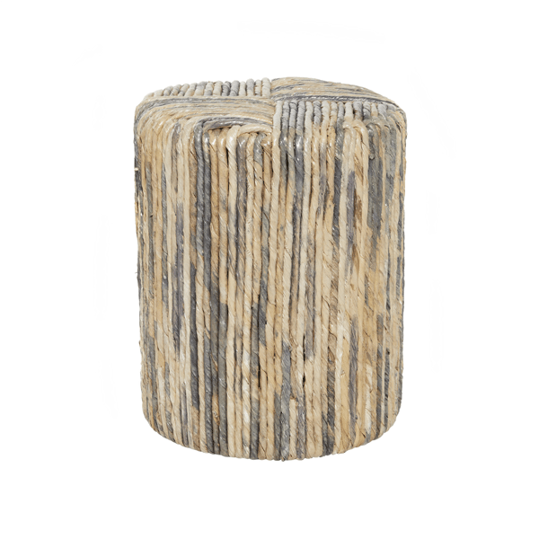 9th & Pike® Contemporary Multi-Colored Banana Leaf Accent Table