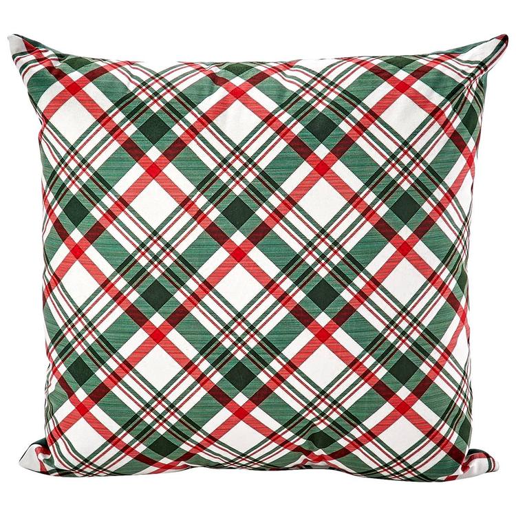 Nourison Mixed Plaid Decorative Pillow - 18x18