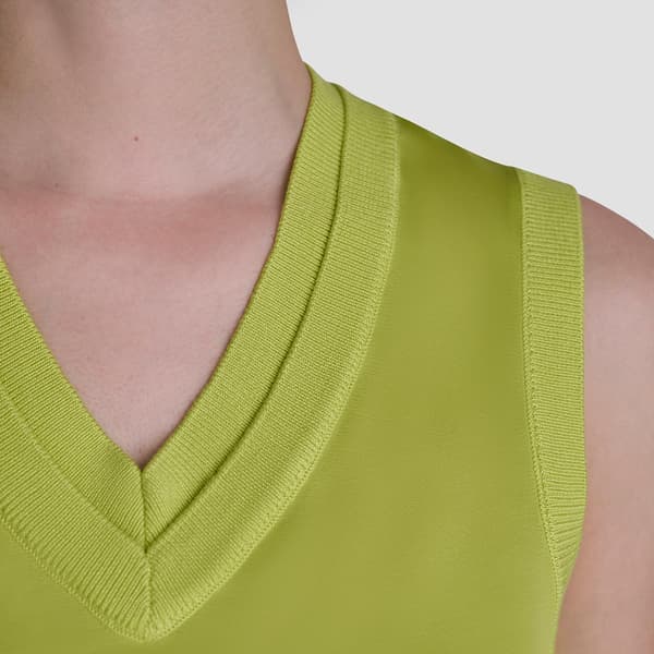 Womens DKNY Solid V Neck Tank Top