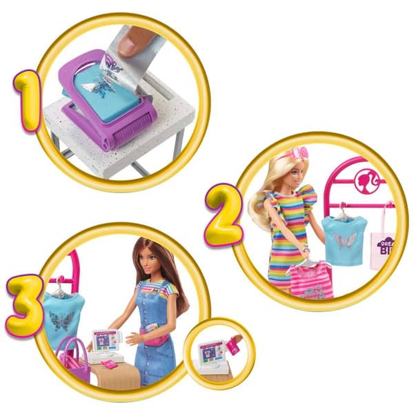 Barbie&#174; Make & Sell Boutique Playset w/ Doll