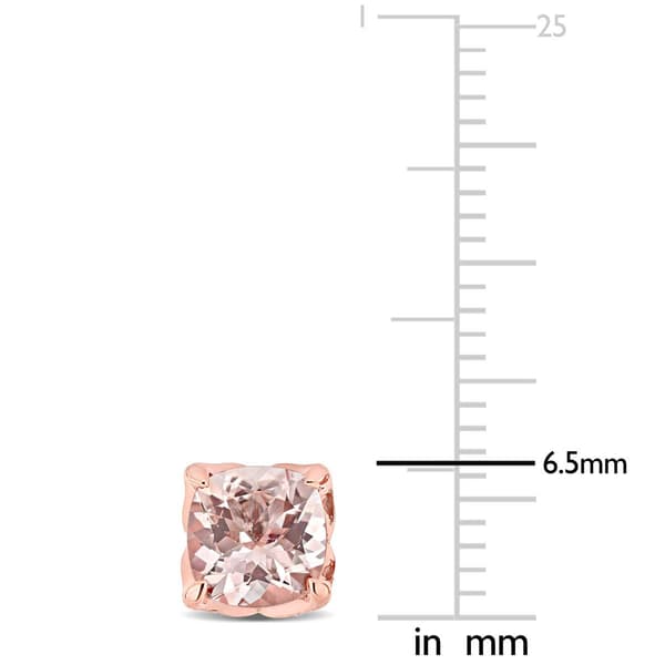 Gemstone Classics&#8482; Rose Gold Diamond Accent Stud Earrings