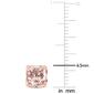 Gemstone Classics&#8482; Rose Gold Diamond Accent Stud Earrings - image 3