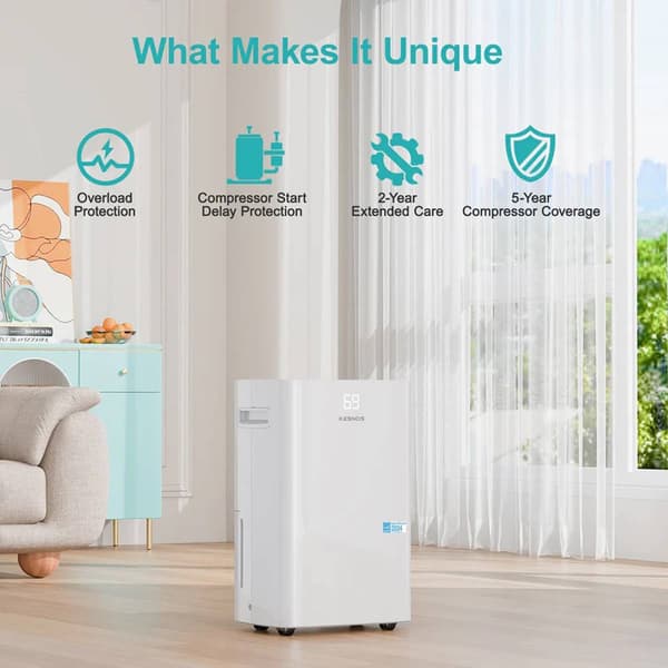 Kesnos 52 Pint Dehumidifier