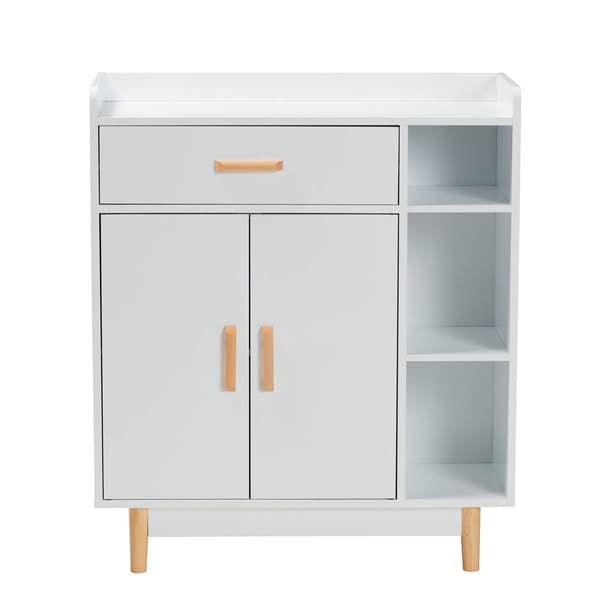 Baxton Studio Russell Two-Tone Wood 2-Door Sideboard
