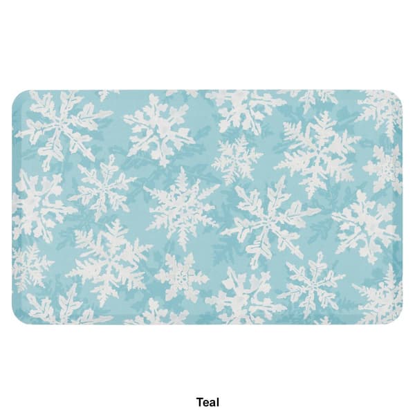 Mohawk Home Holiday Flakes Kitchen Mat
