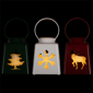 Northlight LED Christmas Candle Lanterns - Set of 3 - image 3