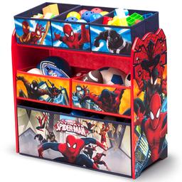 Delta Children Spider-Man Six Bin Toy Storage Organizer
