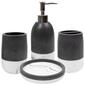 Sweet Home Collection Marbleized 4pc. Bath Accessory Set - image 1