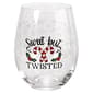 Home Essentials 18oz. Sweet but Twisted Stemless Wine Glass - image 1