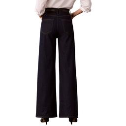 Womens Calvin Klein High Rise Wide Leg Legacy Jeans