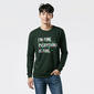 Young Mens Everything is Fine Long Sleeve Graphic Tee - image 1