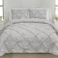 Sweet Home Collection 3pc. Pinch Pleat Pintuck Duvet Cover Set - image 1