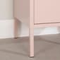 South Shore Crea Pale Pink Metal 1-Door End Table - image 7