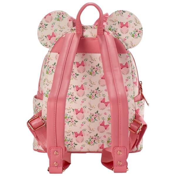Womens Loungefly Minnie Mouse Floral Mini Backpack