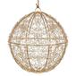 Northlight Seasonal 12in. Lighted Gold LED Wire Ball Decor - image 1